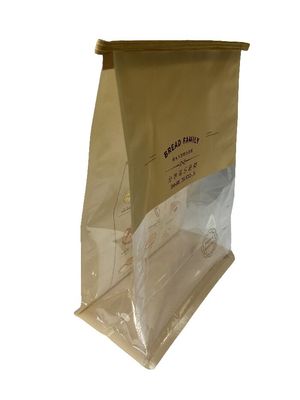 Laminado seco de fundo plano suave e personalizado com gravata de lata para pão