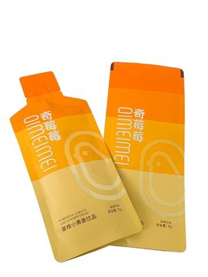 Embalagem stand up de qualidade alimentar para 30g-150g de líquido