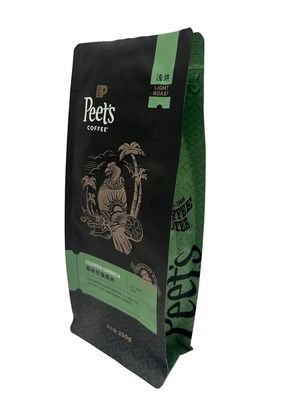 Saco de café laminado de papel metalizado com capacidade de 100 g-1 kg