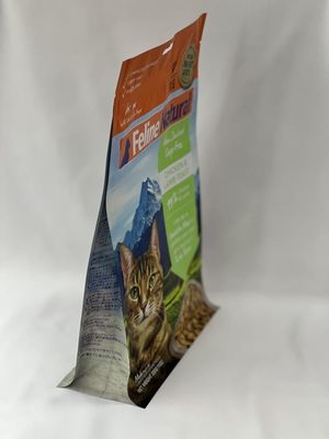 Sacos para embalagem de alimentos para animais de estimação com impressão personalizada fundo plano fosco