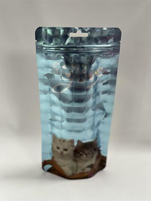 Sacos de comida para animais de estimação de 500 g impressos personalizados em Mylar