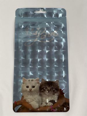 Sacos de comida para animais de estimação de 500 g impressos personalizados em Mylar