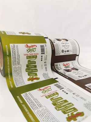 Rolos laminados impressos com folha de plástico para embalagens de alimentos para lanches