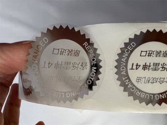 Adesivos de etiqueta de embalagem Hot Stamp Rolo adesivo Etiqueta personalizada Adesivos à prova d'água