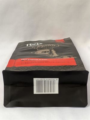 Caixa lacrada bolsa saco de café Mylar fundo plano suporte para grãos de café torrado