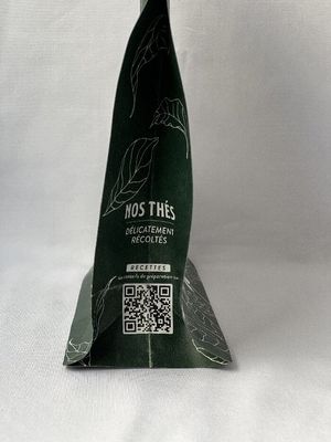 Bolsa para embalagem de café à prova de umidade Material PET de fundo plano