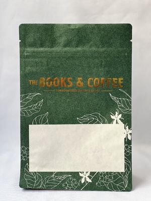 Bolsa para embalagem de café à prova de umidade Material PET de fundo plano