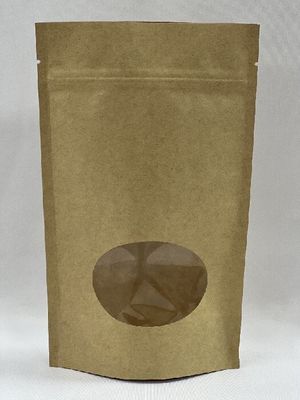 Saco de café kraft marrom com impressão offset 250 g