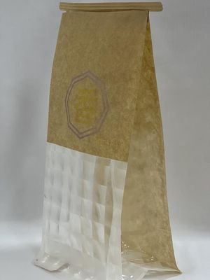 Lata Doypack Stand Up Pouch Saco de papel estampado transparente para pão