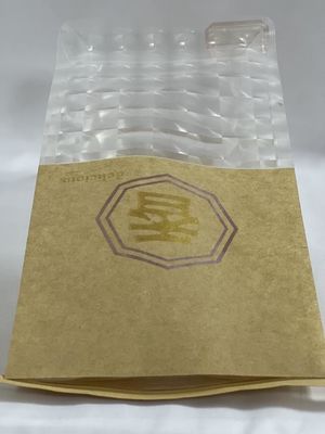 Lata Doypack Stand Up Pouch Saco de papel estampado transparente para pão