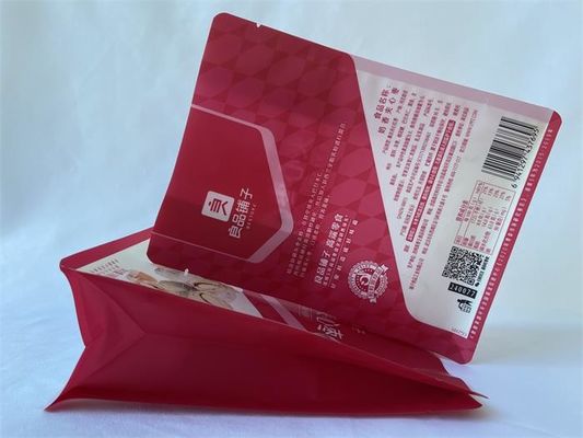 Bolsas de fundo plano de 120 mícrons 100 g Mylar Stand Up Bags para alimentos secos