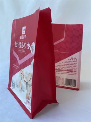Bolsas de fundo plano de 120 mícrons 100 g Mylar Stand Up Bags para alimentos secos