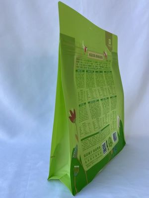 Bolsa de fundo de caixa BRC Saco de embalagem de fundo plano com janela transparente