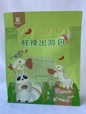 Bolsa de fundo de caixa BRC Saco de embalagem de fundo plano com janela transparente