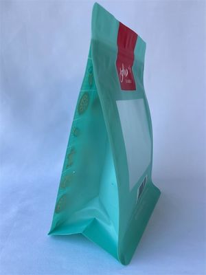 Sacos plásticos de fundo plano Mylar impressos com logotipo personalizado para lanches