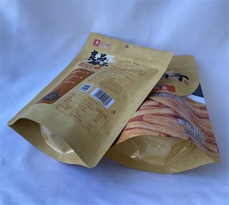 Bolsas de embalagem OEM de plástico Kraft Sacos lacráveis