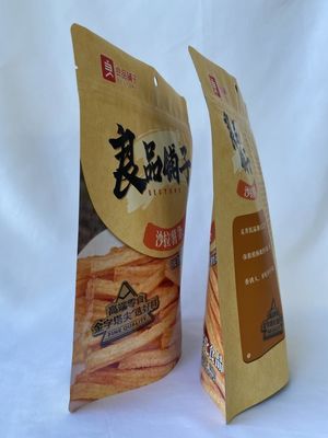 Bolsas de embalagem OEM de plástico Kraft Sacos lacráveis