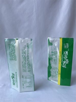 Saco de embalagem Mylar com vedação traseira transparente para alimentos