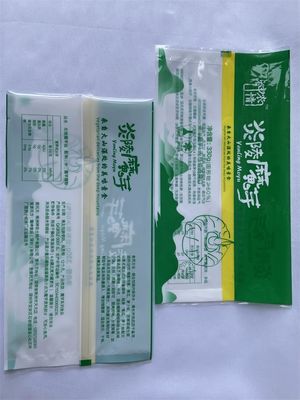 Saco de embalagem Mylar com vedação traseira transparente para alimentos