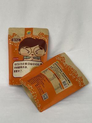 Bolsas kraft de laminação a seco folha metalizada para carne seca