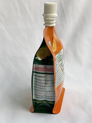 Bolsa de embalagem com bico plano de alta barreira para bebidas de frutas 150 ml