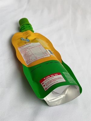 Bolsa de bico de 100 ml impressa personalizada sem umidade Sacos de bico de líquido