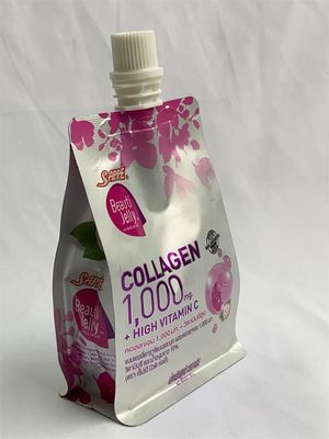Saco de bico de suco de 150 ml personalizado forte resistência à pressão