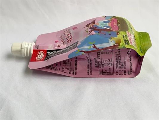Bico vertical de 110 mícrons Bolsa de embalagem com vedação inferior AL Material
