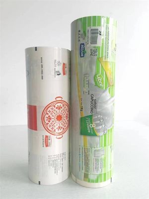 Rolo de embalagem de plástico impresso HACPP automático vedável a quente
