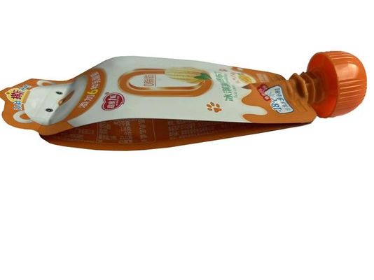 Suporte de empacotamento personalizado do material do ANIMAL DE ESTIMAÇÃO do malote do bico acima do saco do bico