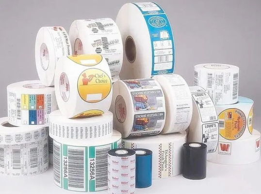Adesivos de etiquetas de embalagens duráveis ​​impressão offset para etiquetas de produtos