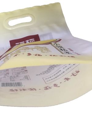 Saco de embalagem de arroz à prova de umidade 2,5 kg Superfície fosca com logotipo