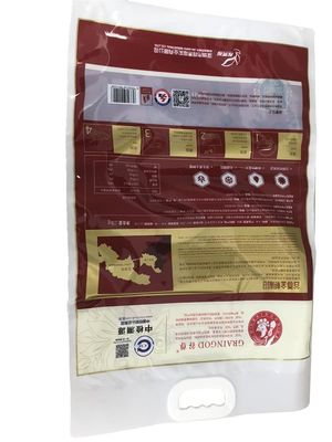 Saco de embalagem de arroz à prova de umidade NY/PE de 10 kg