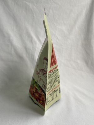 Bolsas stand-up com formato personalizado logotipo bordado cor spot formato livre