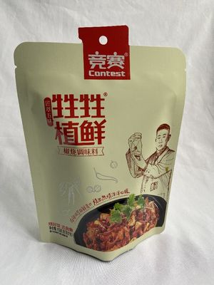 Bolsas stand-up com formato personalizado logotipo bordado cor spot formato livre