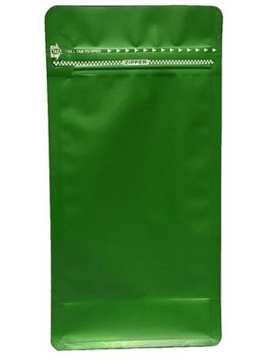Saco de embalagem de café personalizado com válvula de fundo plana e impressão UV