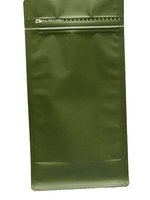 Material de alumínio PE Saco de válvula de fundo plano para embalagens de 500 g de café