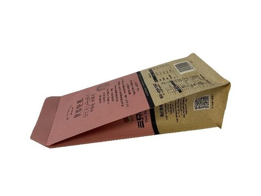 Bolsas de embalagem de alimentos de fundo plano de papel com cores personalizadas para nozes