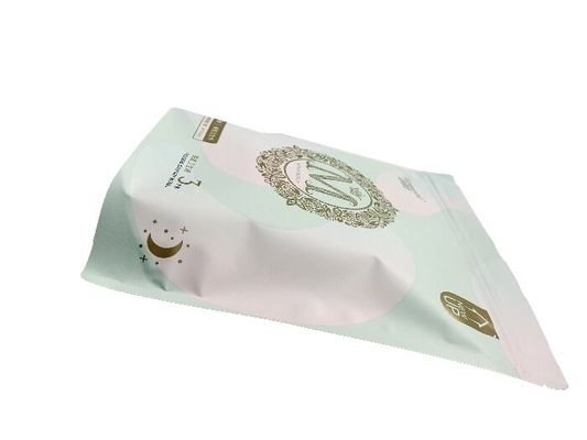 Sacos de bolso de pé resistentes à umidade com fecho para produtos sanitários
