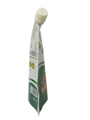 Folha de papel personalizada Stand Up Side Spout Pouch para óleo com cores CMYK Spot