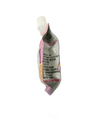 Saco de borracha impresso personalizado para 100g de suco de frutas com borracha de 8,6 mm a 10 mm