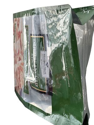 Saco de embalagem de alimentos com fecho e janela