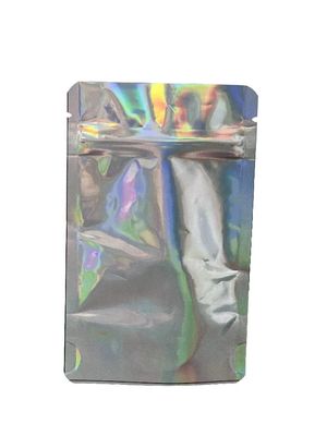Bolsas de embalagem personalizadas de Barreira de Stand Up Rainbow Film e zíper