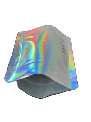 Bolsas de embalagem personalizadas de Barreira de Stand Up Rainbow Film e zíper