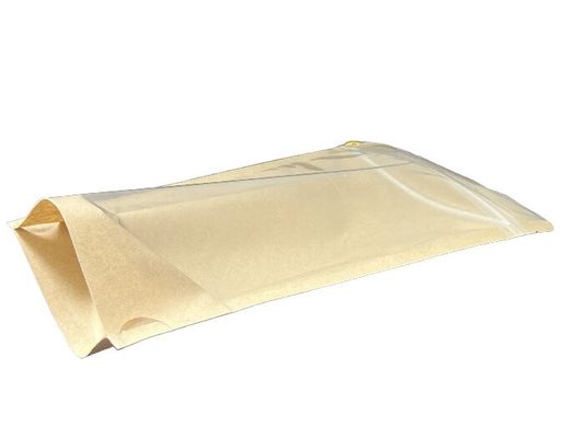 Bolsa de embalagem de café com fecho e janela