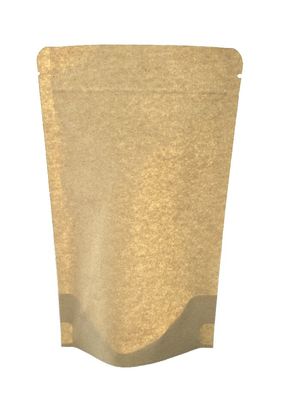 Bolsa de embalagem de café com fecho e janela