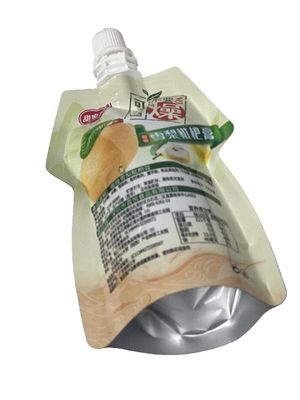 Bolsa de embalagem Stand Up spout personalizado retortable temperatura 121C-135C