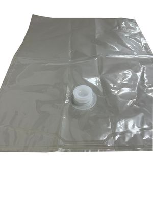 Saco de embalagem líquida de laminagem de camadas múltiplas em caixa