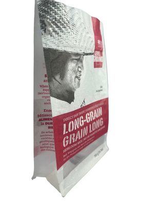 CMYK Cores Kraft Stand Up Pair Bolsas de embalagem com janela e fecho