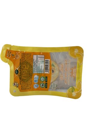 Amendoim Saco de comida de lanches Forma de fundo plano Impressão CMYK